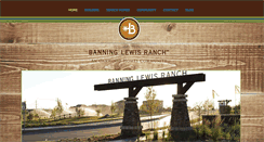 Desktop Screenshot of banninglewisranch.com