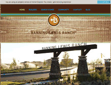 Tablet Screenshot of banninglewisranch.com